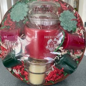 Drew Candle Co., Glass Jar Candle, 5 votives, 2 tarts, 1 glass votive in…